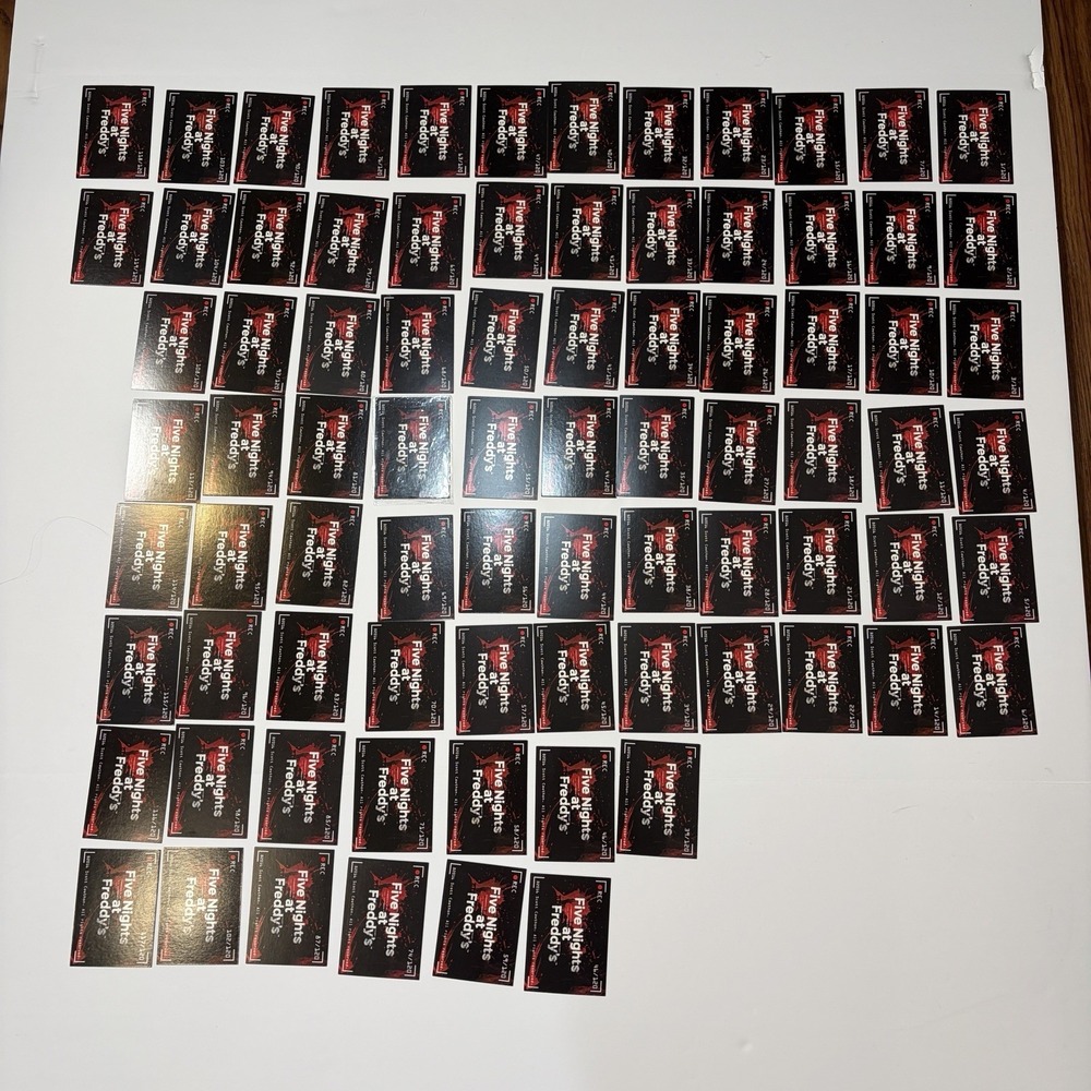 Five Nights at Freddy's 2016 Scott Cawthon Card Lot-Fazbear,Bonnie,Chica,Foxy